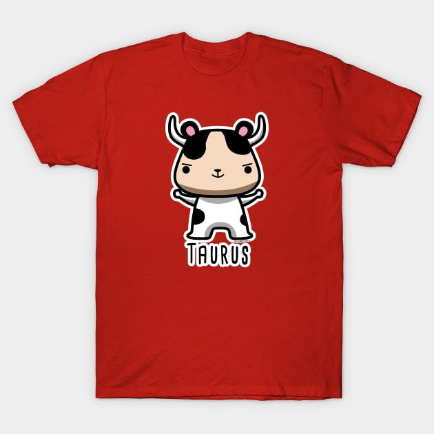 Taurus zodiac teddy bear T-Shirt by doodletales